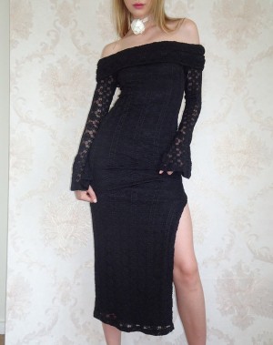 Women's Motel Rocks Philippa Maxi Dress Black | ZZB43CT
