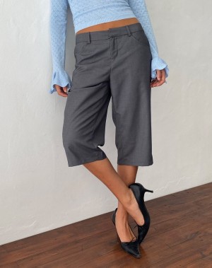 Women's Motel Rocks Tuni Capri Trousers Grey | YHB3185YZ