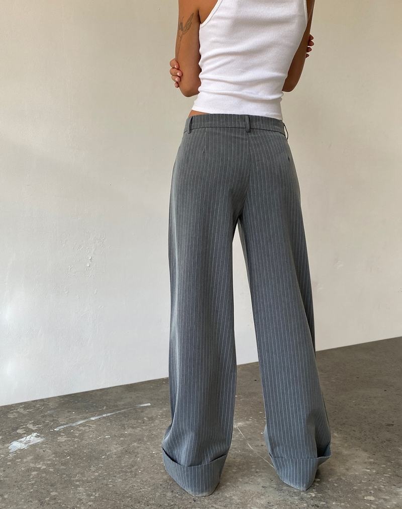 Women's Motel Rocks Abba Low Rise Trousers Grey | LBT403QB
