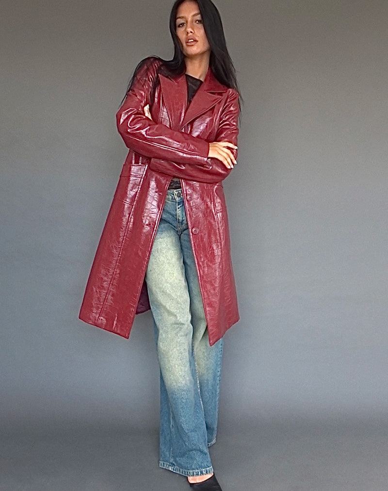 Women\'s Motel Rocks Abigail Coats Red | QGT1867UG