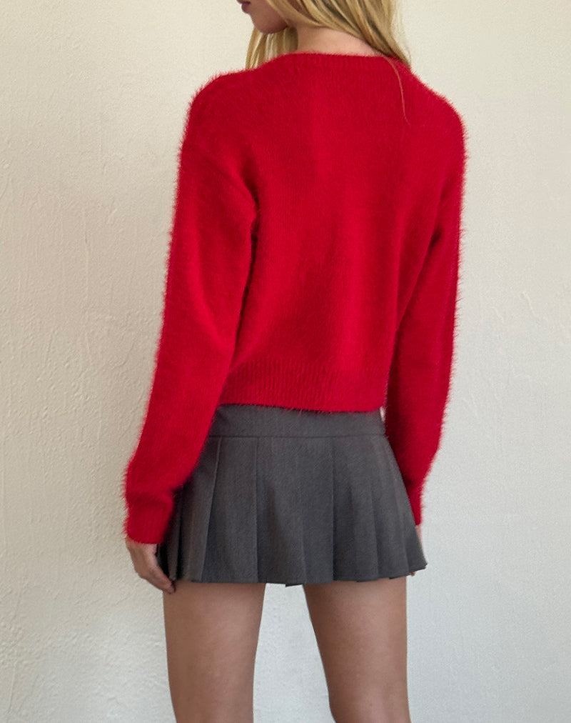 Women's Motel Rocks Audrina Cardigan Red | QUG2925UG