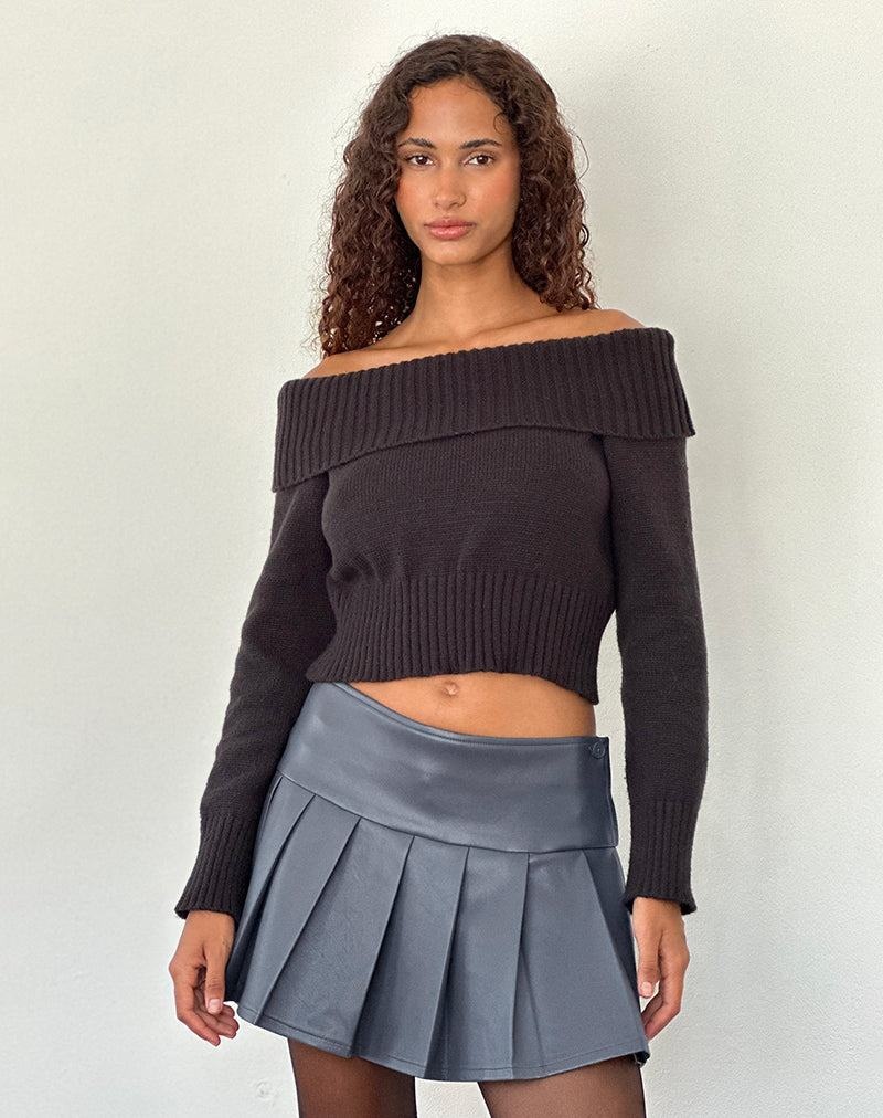 Women's Motel Rocks Casini Pleated Micro Skirts Grey | HRS3060LW