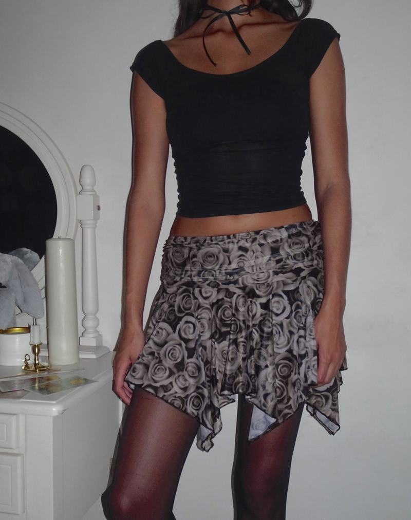 Women's Motel Rocks Cordelia Mini Skirts Grey | NTK1084OO