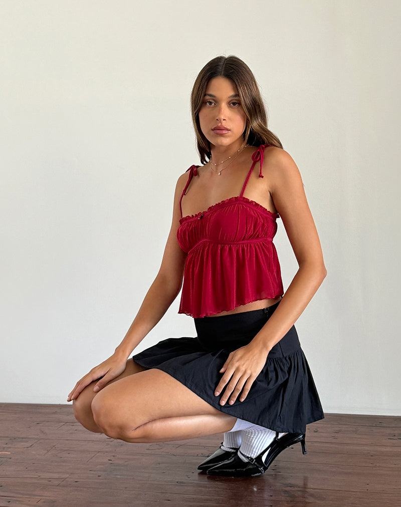 Women's Motel Rocks Damaris Cami Tank Top Red Pink Red | HBC8226TV