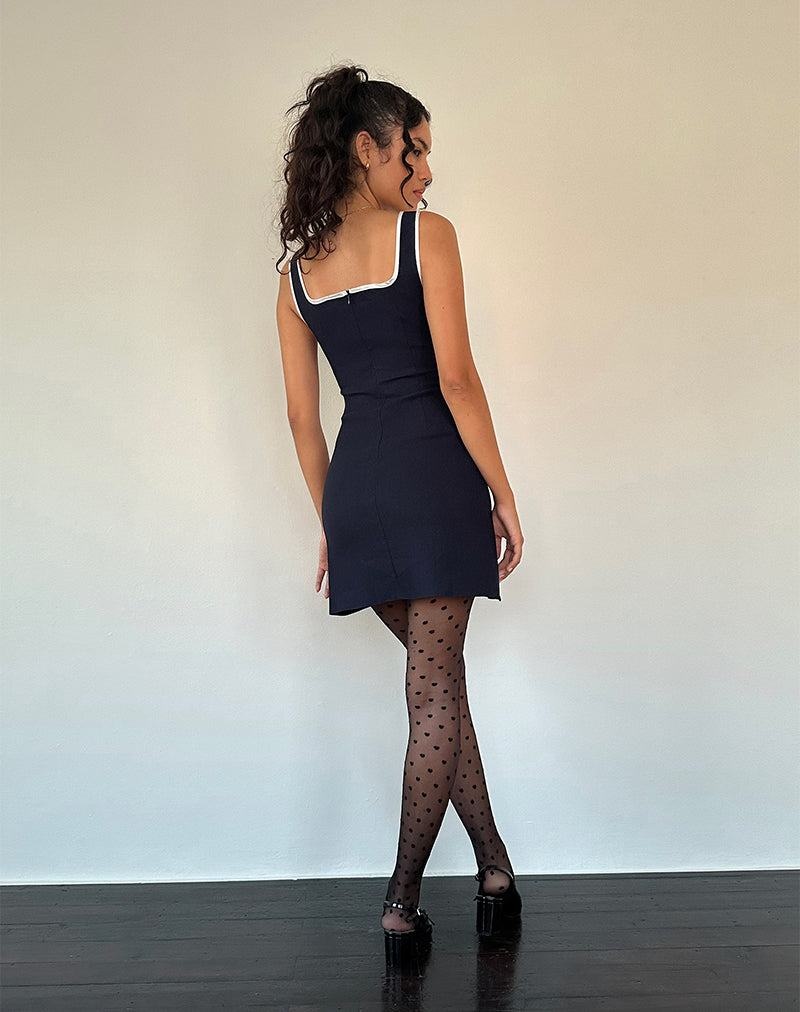 Women's Motel Rocks Gabija Tailored Mini Dress Navy | KBZ7848PY