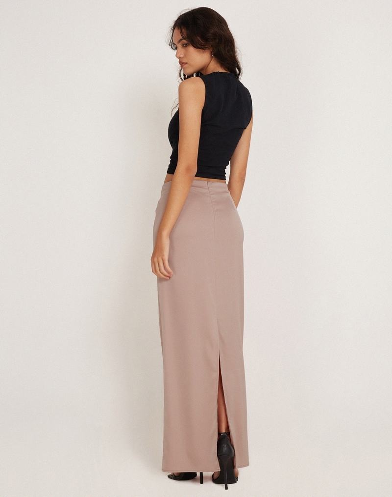 Women's Motel Rocks Layla Maxi Skirts Pink | ZTD328CO