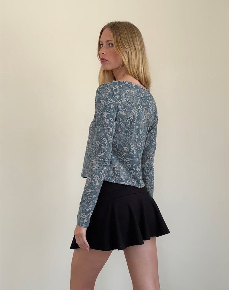 Women's Motel Rocks Libby Cardigan T Shirts Blue | XUL9880ZT