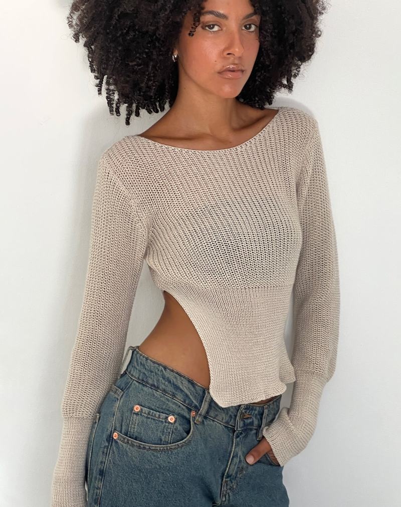 Women's Motel Rocks Mazie Jumpers Beige | OUA4088AW