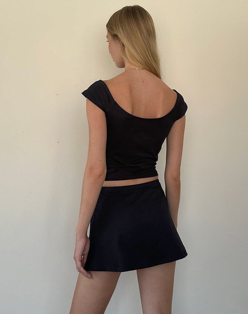 Women's Motel Rocks Nidya A-line Mini Skirts Black | ZFE617FK