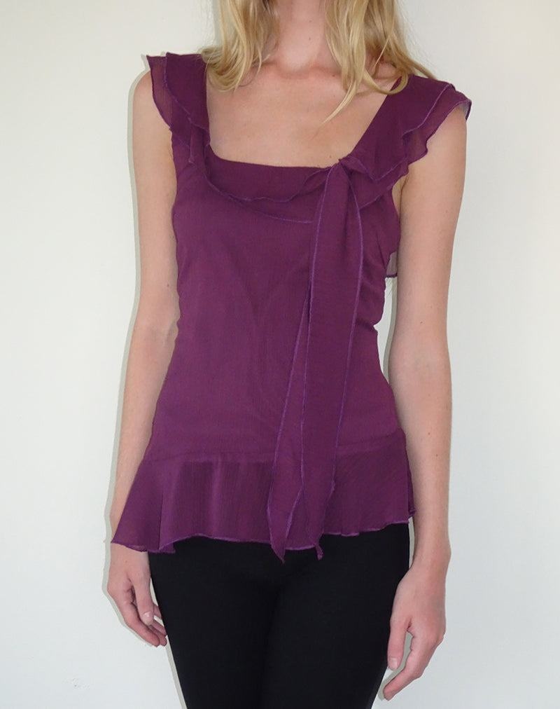 Women\'s Motel Rocks Piro Vest Purple | VHM2618SA