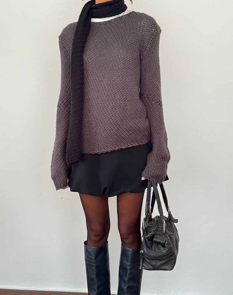 Women\'s Motel Rocks Ranvir Knitted Jumpers Grey | VNT9454RN