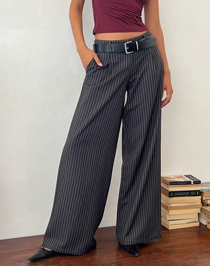 Women\'s Motel Rocks Sagawa Tailored Trousers Dark Grey | EDU450KI