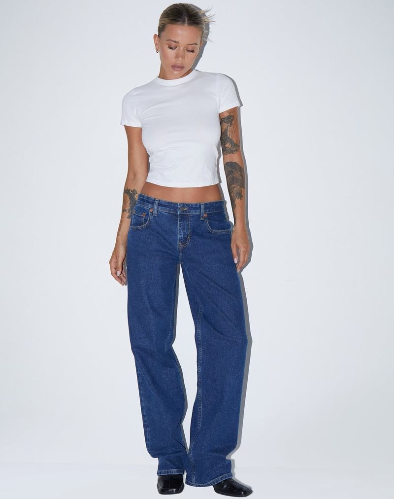 Women's Motel Rocks Surtie Cropped Tops White | VLU6720PQ