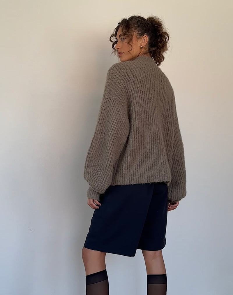 Women's Motel Rocks Viola Oversized Knitted Jumpers Light Green | FSR961CZ